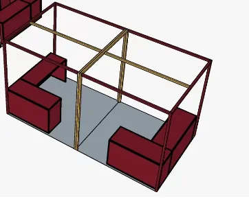 Movable Room Dividers Partition Wall Customized Aluminum Frame Glass or Wooden Type Interior Modular  Office Wooden Door