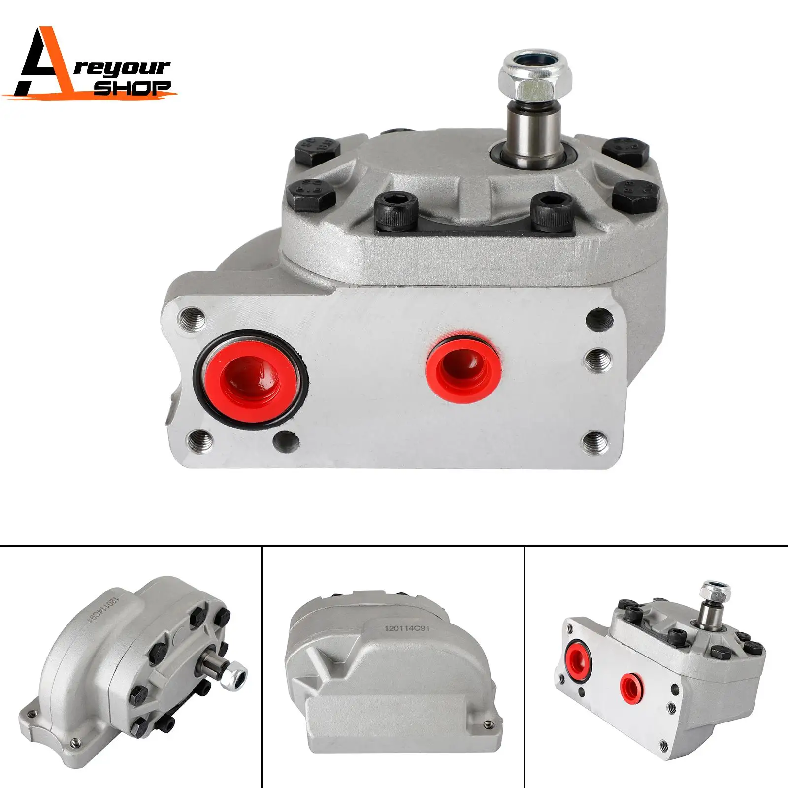 Areyourshop 120114C91 Hydraulic Steering Pump for International Tractor 1066 966 766 1086