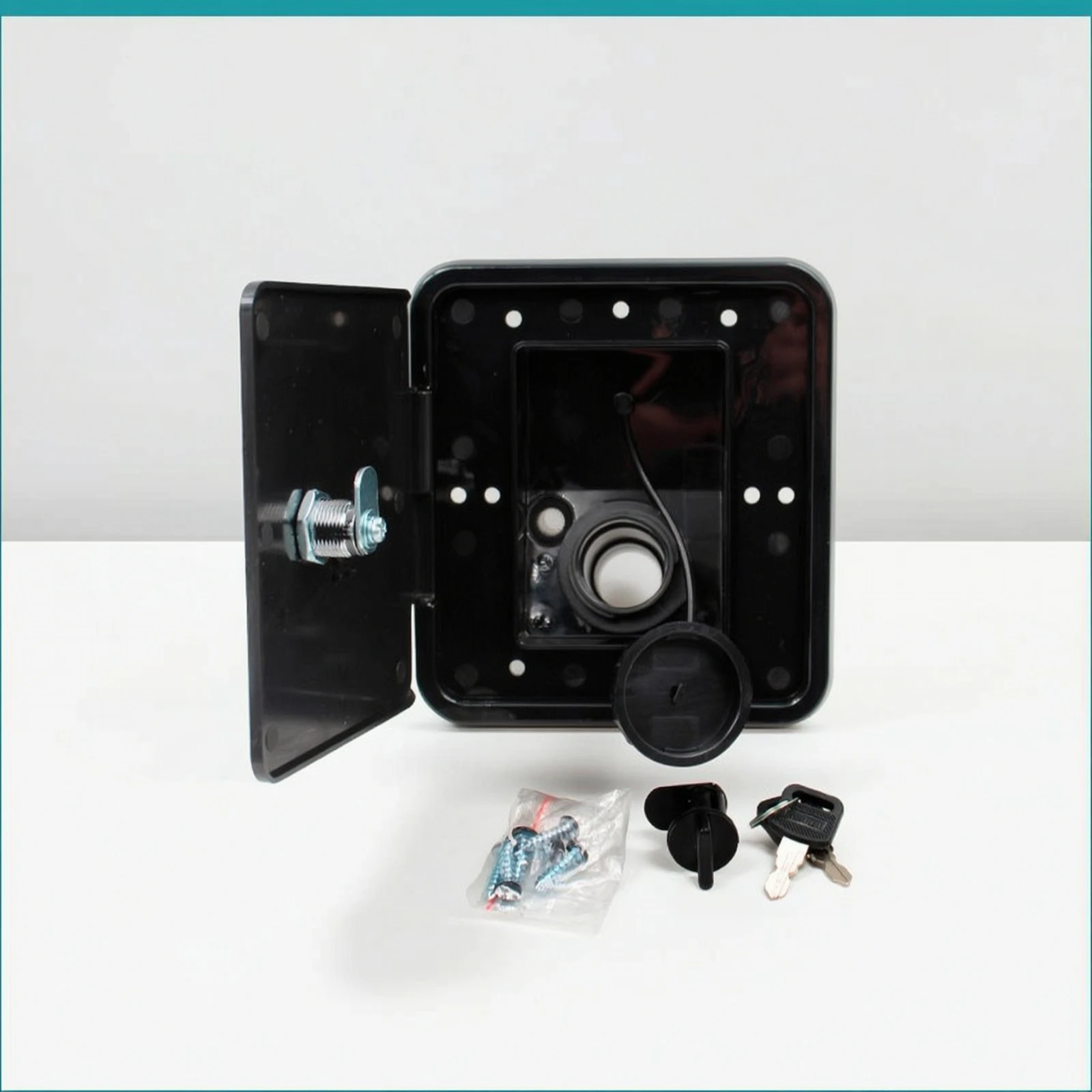 RV Water Connection Hatch Recessed Water Fill Hatch with Lock Leak-Resistant Stabilized for Campers, Travel Trailers