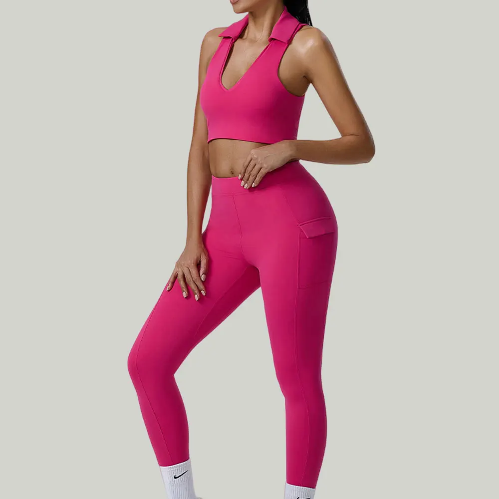 

Sports Suit Women Tracksuit Yoga Bra High Waist Leggings Outfit Gym Set Fitness Running Workout Clothes Push Up Sportswear