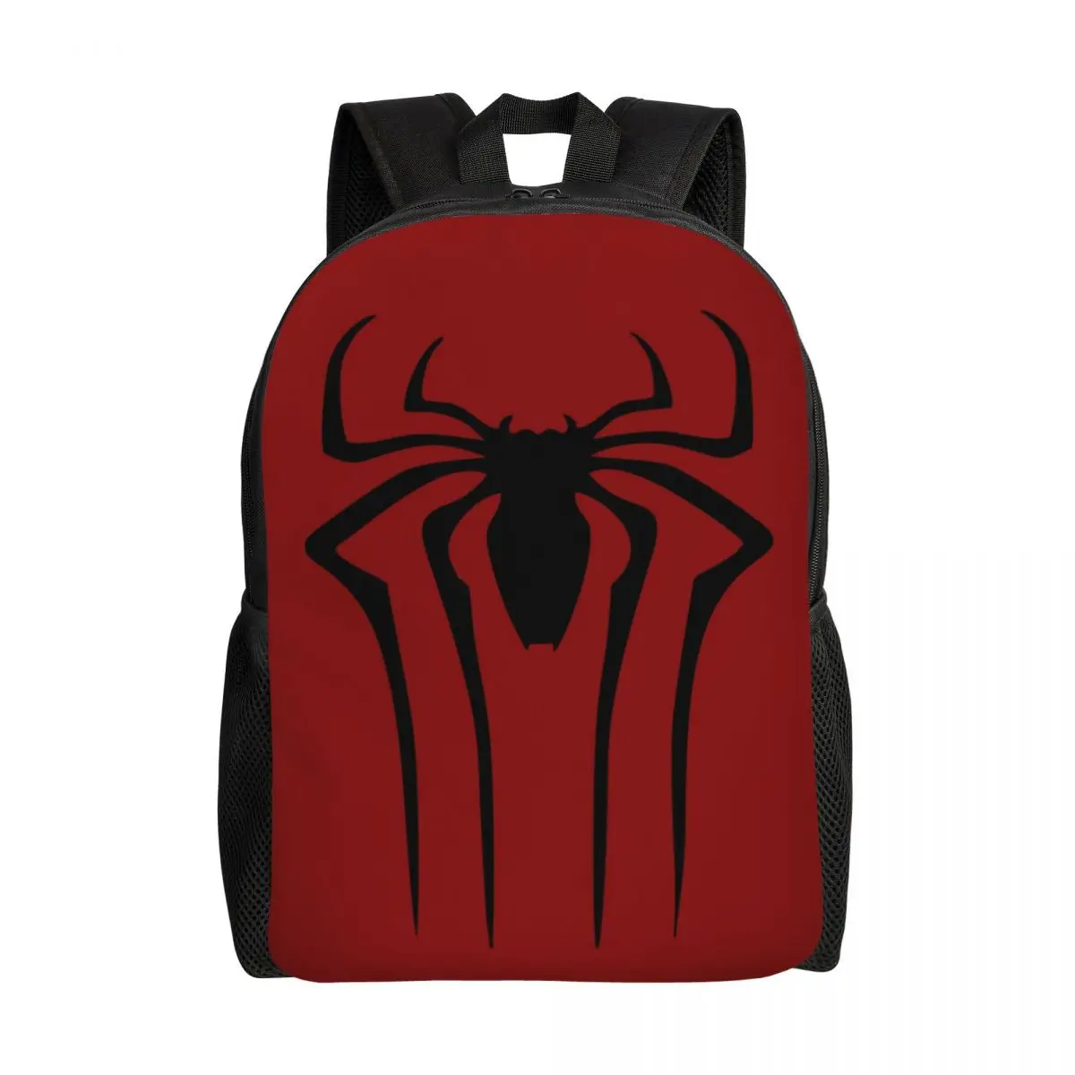 Custom 3D Print Spider Red Web Backpack for Boys Girls Cartoon School College Travel Bags Men Women Bookbag Fits 15 Inch Laptop