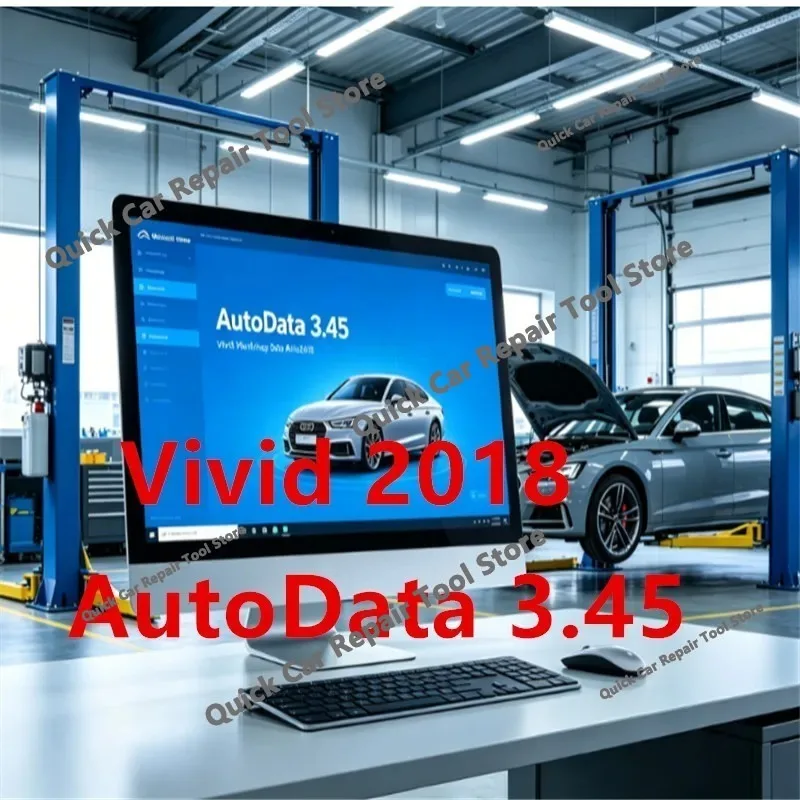 2026 HOT latest AutoData 3.45 Car Software + Vivid Workshop Data Atris-Stakis Technik 2018.01V Multi languages Polish Spanish