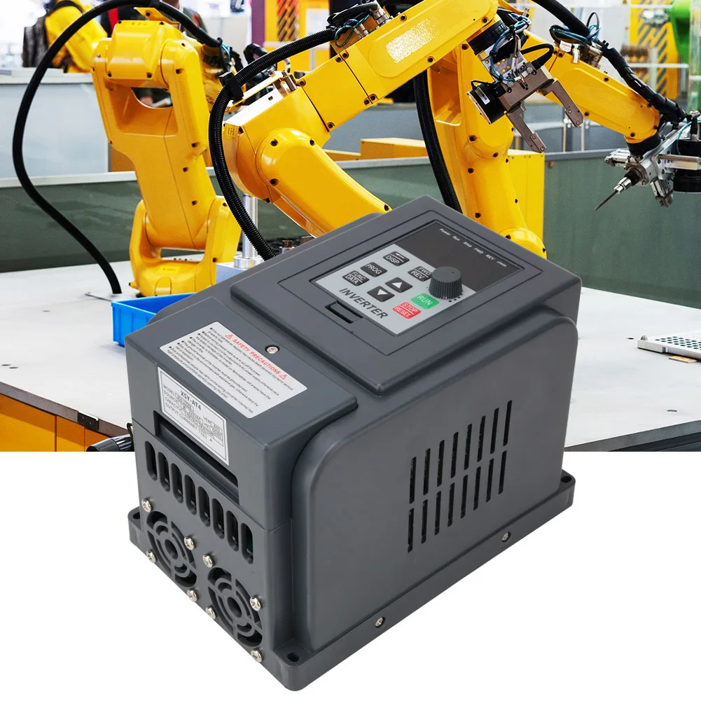 Input Fase Tunggal Output 3 Fase Konverter Penggerak Frekuensi Variabel Inverter Motor 2,2kW Konverter Penggerak Frekuensi Variabel