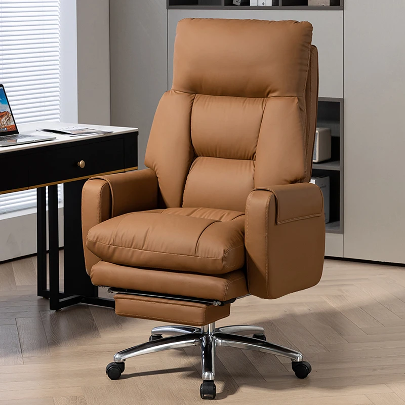 Ergonomic Recliner Office Chairs Mobiles Relaxed Boss Sedentary Office Chairs Luxurious Comfort Furniture Chaise Bureau LLOC