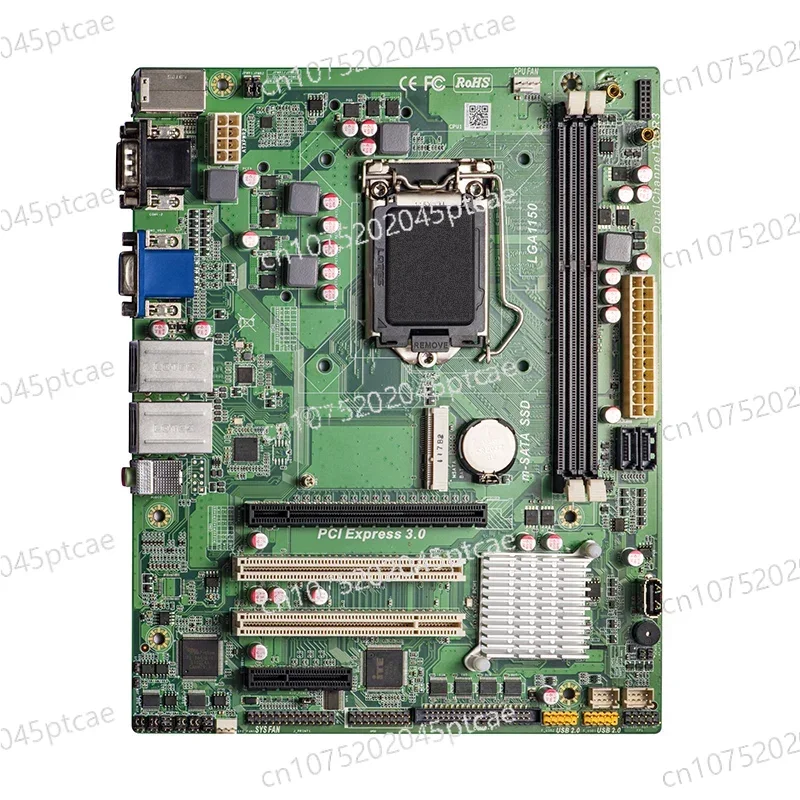 Industrial Grade Dual Network Port Main Board Master Industrial PC Main Board Gigabit Network 1150 Pin Computer Itx
