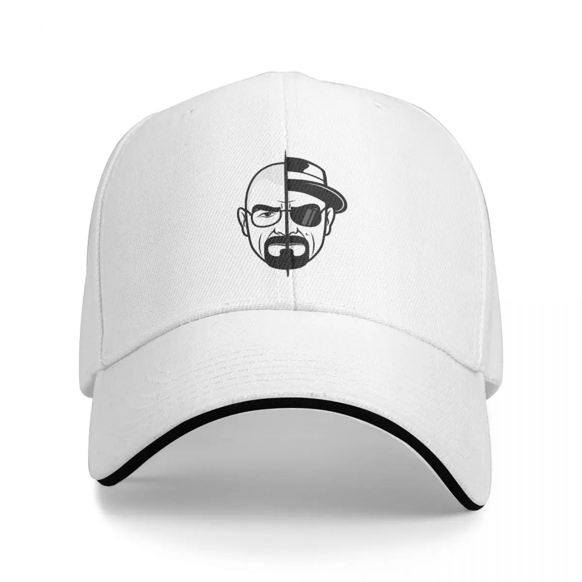 Breaking Bad TV Series Walter White Two Faces Dad Hats Pure Color Women's Hat Sunprotection Baseball Caps Peaked Cap