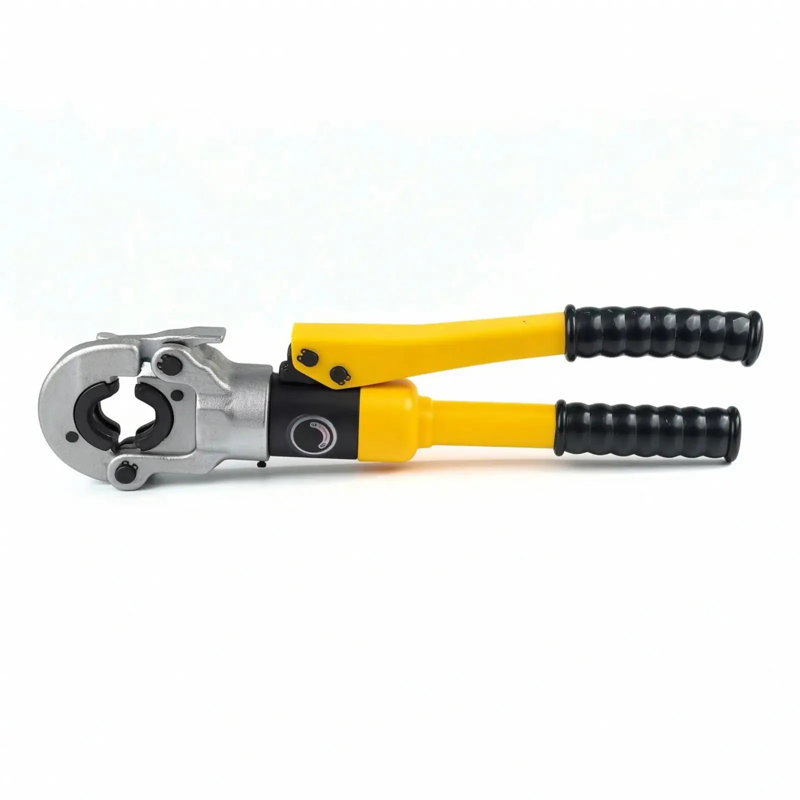 Manual Hydraulic Press Crimper Tool Portable Pipe Crimping Pliers for Steel Aluminum Plumbing Connections