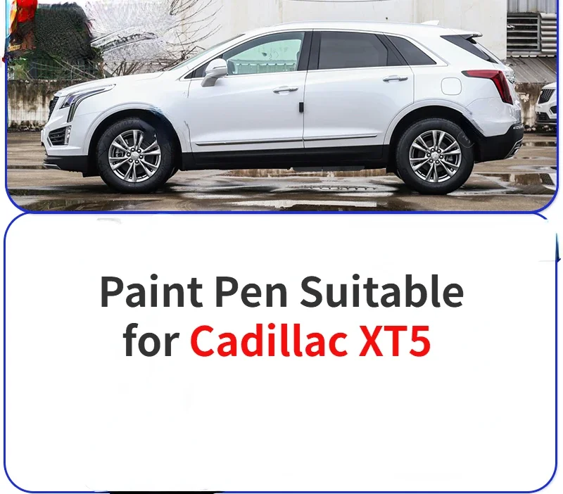 Paint Pen Suitable for Cadillac XT5 Black Paint Fixer Pearl White Gray Car Modification Fittings Complete Collection of Car