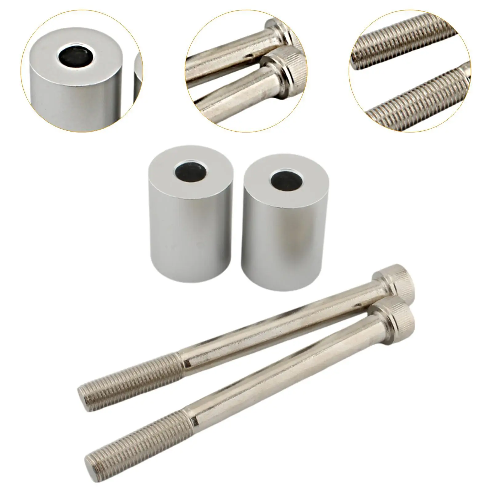 Aluminum Handlebar Spacers Practical Raising Height Motorcycle Accessories for Tiger