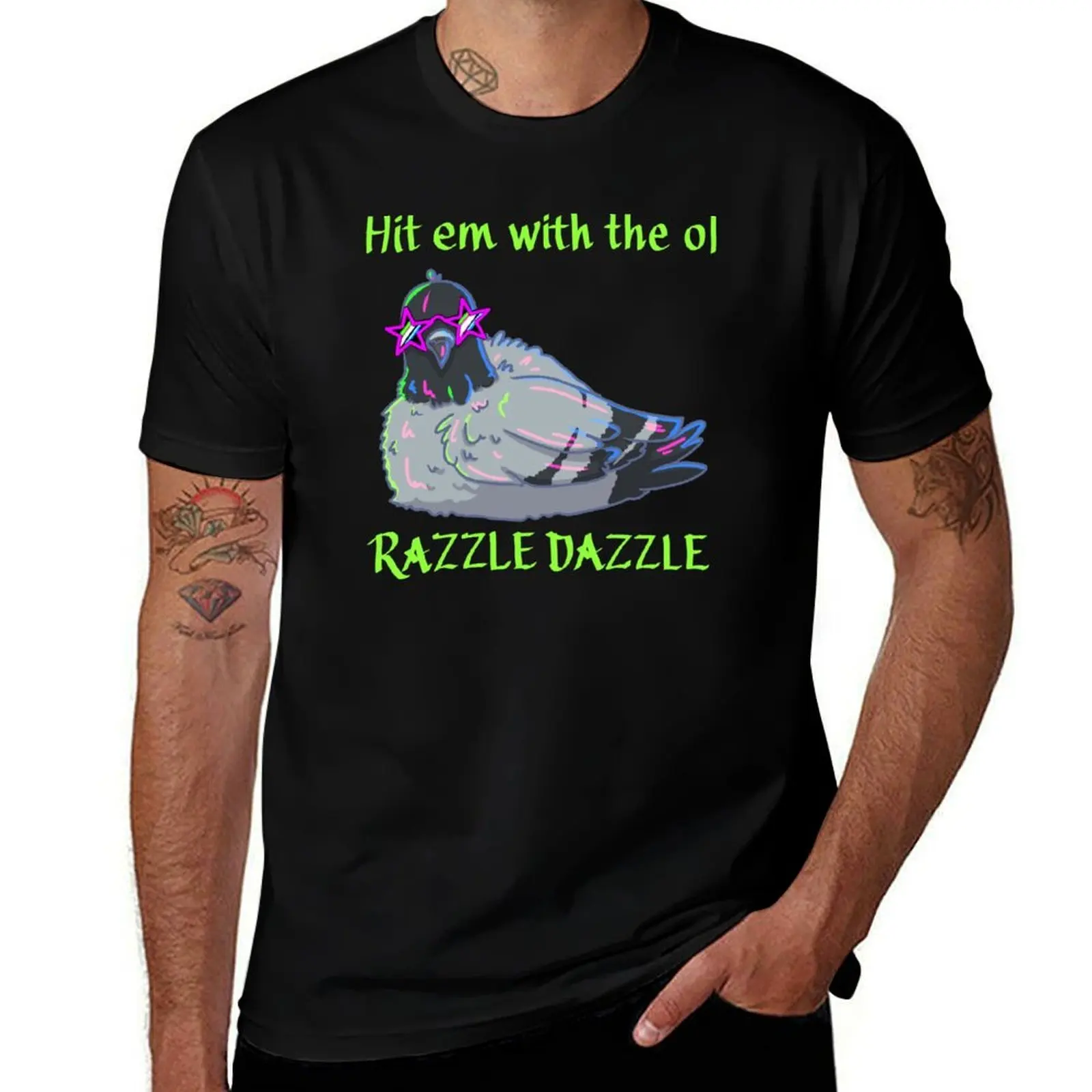 Camiseta The Ol Razzle Dazzle, camisetas para hombre, camisetas de algodón 100% de anime, camiseta de gran tamaño