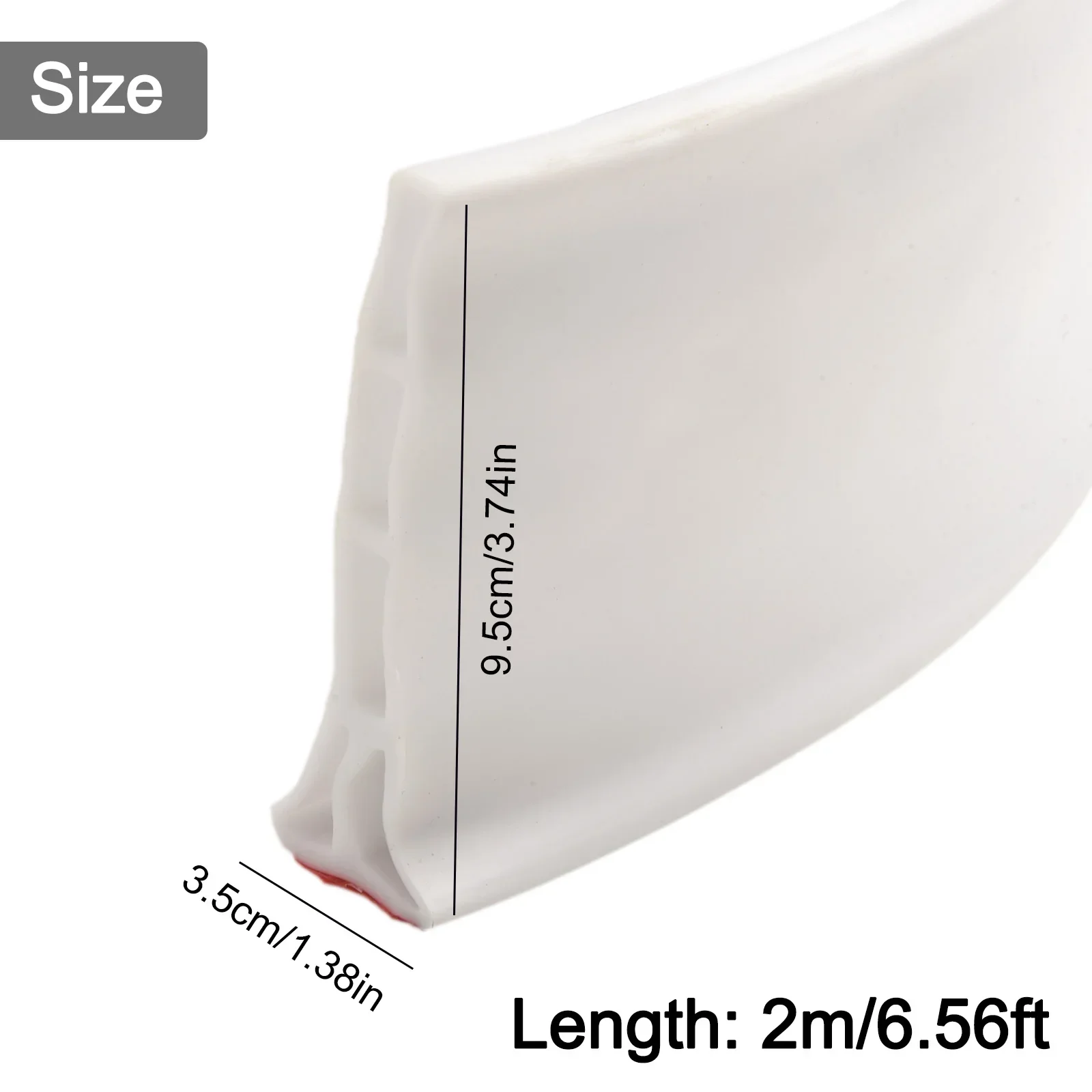 New Bendable Bathroom Water Stopper Shower Floor Wet Dry Separation Kitchen Sink Splashproof Blocker Water Dam 3.74 Inch Height