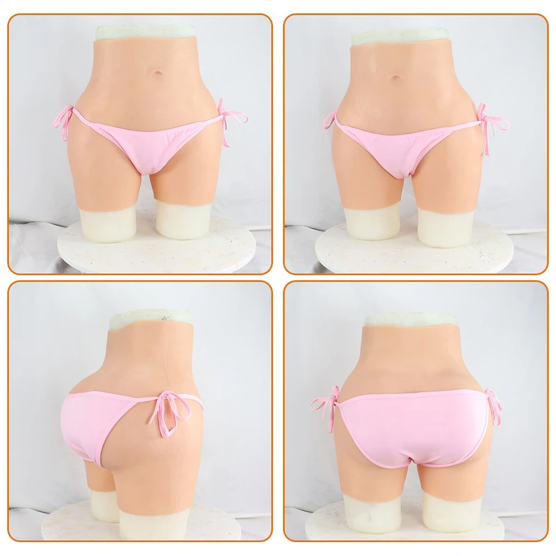 Silicone Realistic Boobs And Fake Vagina Panties Set Butt Enhancer Male To Female Bodysuit Cospaly Crossdressing Shapewear