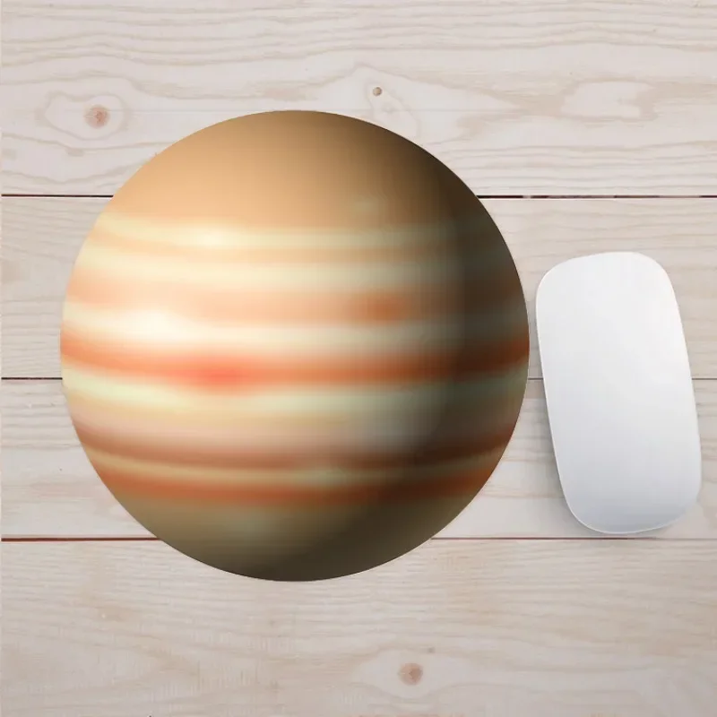 Style and fashionable planetary mouse pad, round computer mouse pad, gaming mouse pad PC laptop desktop