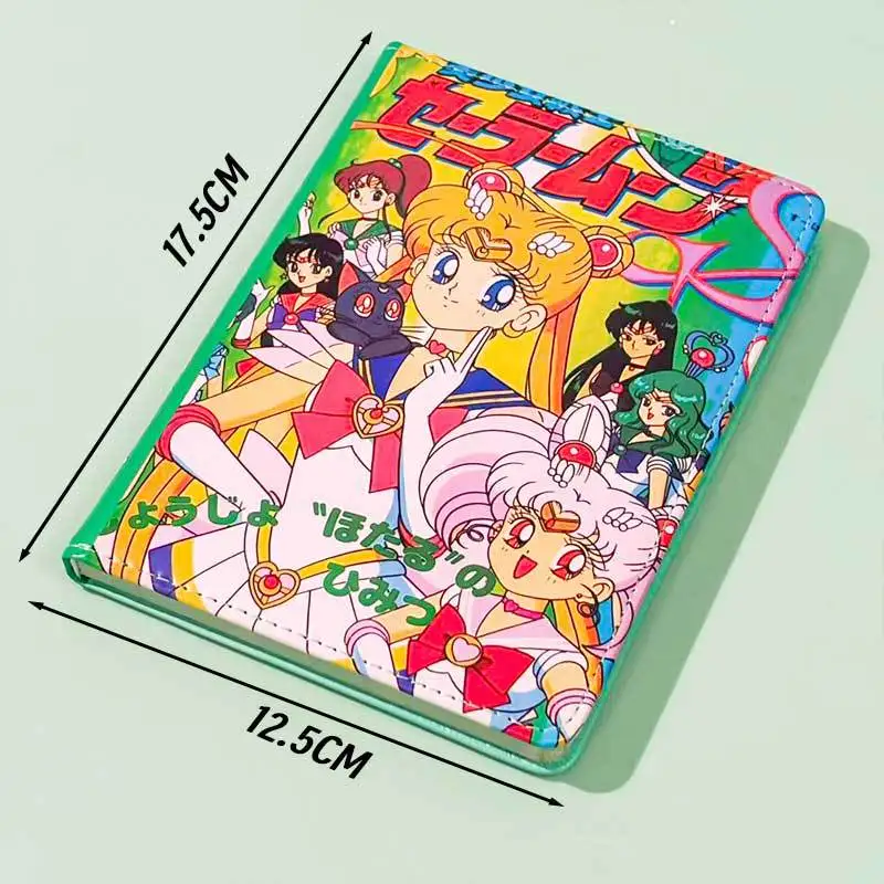 Sailor Moons Notizbuch - Premium PU-Leder-Einband Lebendig Farbige Innenseiten Ästhetisches Handjournal für Studenten & Anime-Fans – Detail 8
