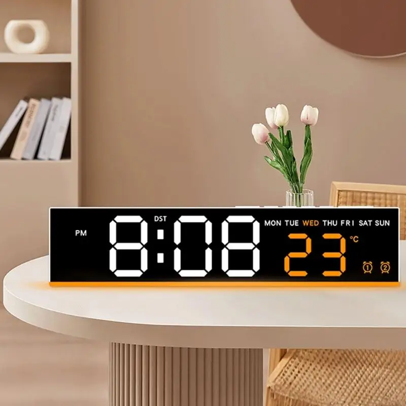L9BE Innovative Wake Up Light Alarm Clock Sunrises Simulation With Soothing Glowing For Peaceful Mornings And Evenings