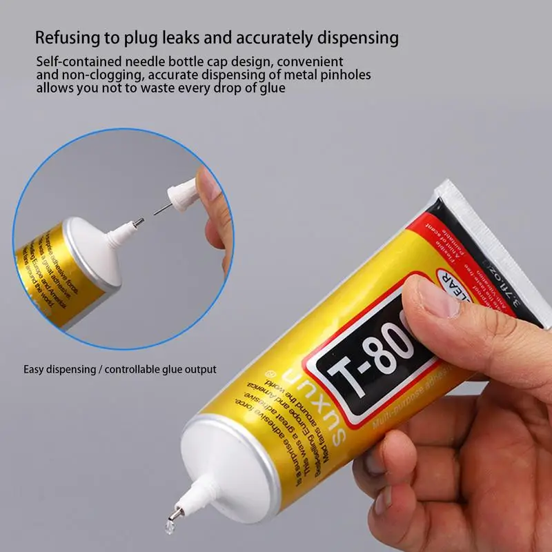 15/50/110ml Glue T-8000 Adhesive Epoxy Resin Repair Cell Phone Touch Screen Liquid Glue Jewelry Craft Adhesive Glue