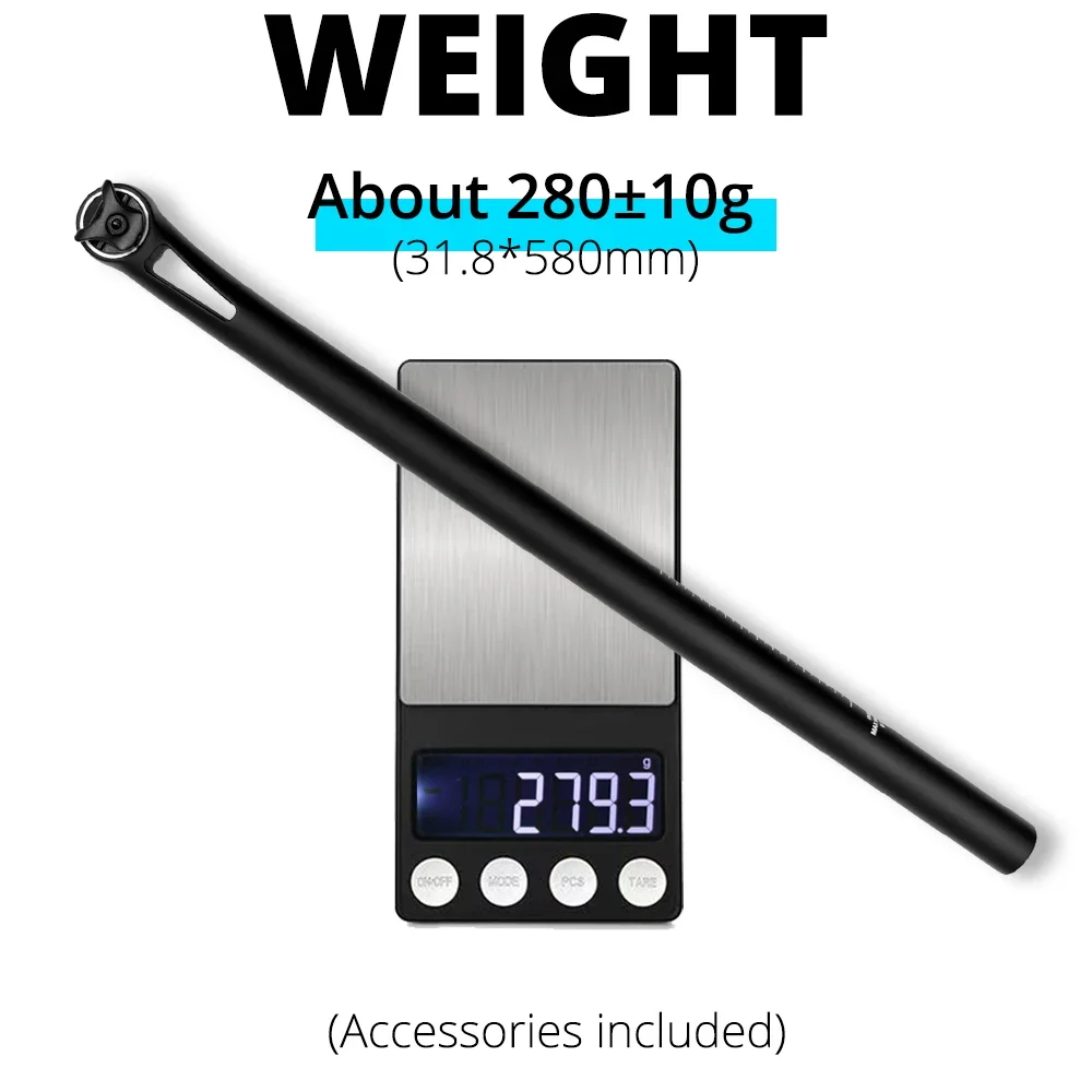 

Карбоновый складной подседельный штырь без логотипа с 5-точечной фиксацией ° /25 ° Опции смещения (Offset) с диаметром 31.8/33.9/34.9 мм для велосипедов C/P/T Line