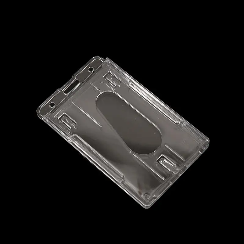 Transparante kaartsleuven ID-tag Badgehouder Badgehaspel Credit Harde hoes Multifunctionele Star Chasing-kaarthoezen