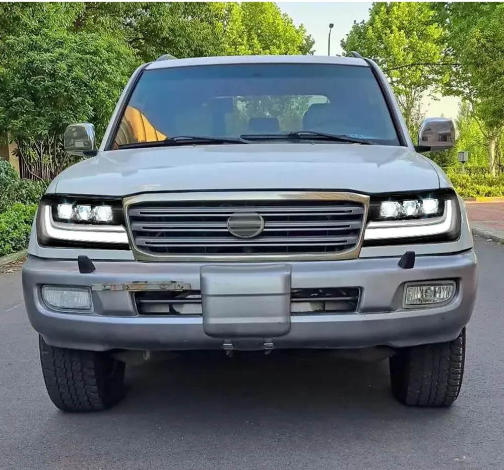 

Car Lights For Toyota Land Cruiser LC100 1998-2007 Headlight LED Projector head Lamp Daytime Running Light Auto Accessories