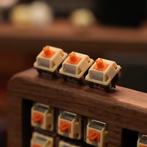 HMX Puppy Switch Tactile 5 Pins 37g 43g Hot Swap For Custom DIY Mechanical Keyboard Switches Factory Lubrication PC Accessories