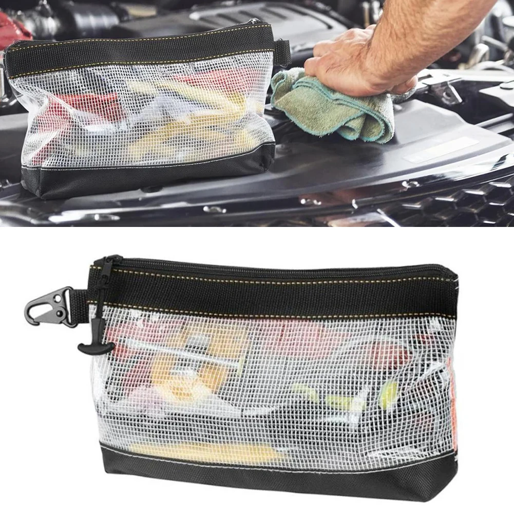 Transparent PVC Waterproof Tool Organizer Bag Anti-static Portable Pouch Hardware Storage Electrician Repair Tool Bag