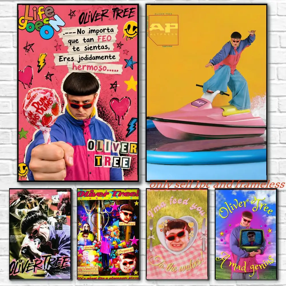 Singer O-Oliver Tree Poster HD Poster Wall Art interior Hallway Home Decoration Holiday Gifts
