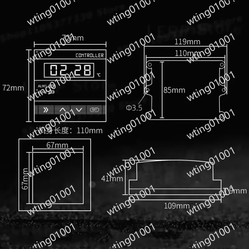 for RS485 Greenhouse Illuminance Controller 220V Indoor Automatic Light Meter Smart Sensor Monitor System for Plant Growth