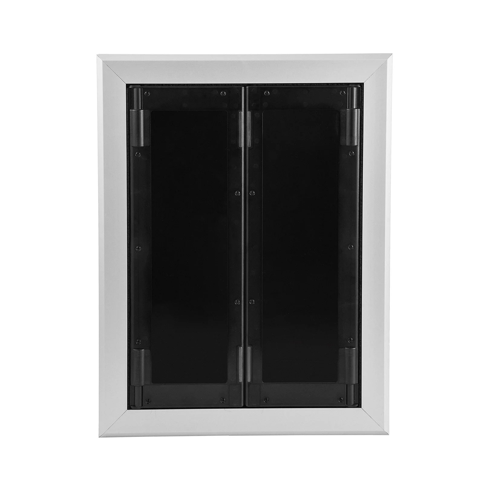 Imagem -04 - Porta Exterior de Alumínio Intempéries com Fechamento Automático Painéis Duplos Dual Flap Isolada Pet Porta para Cães Grandes