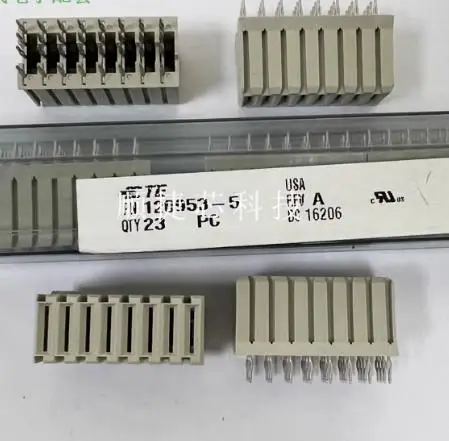 موصل 120953-5 مقبس شفرة أنثى من نوع اللوحة الخلفية 8 دبابيس أصلية جديدة تمامًا