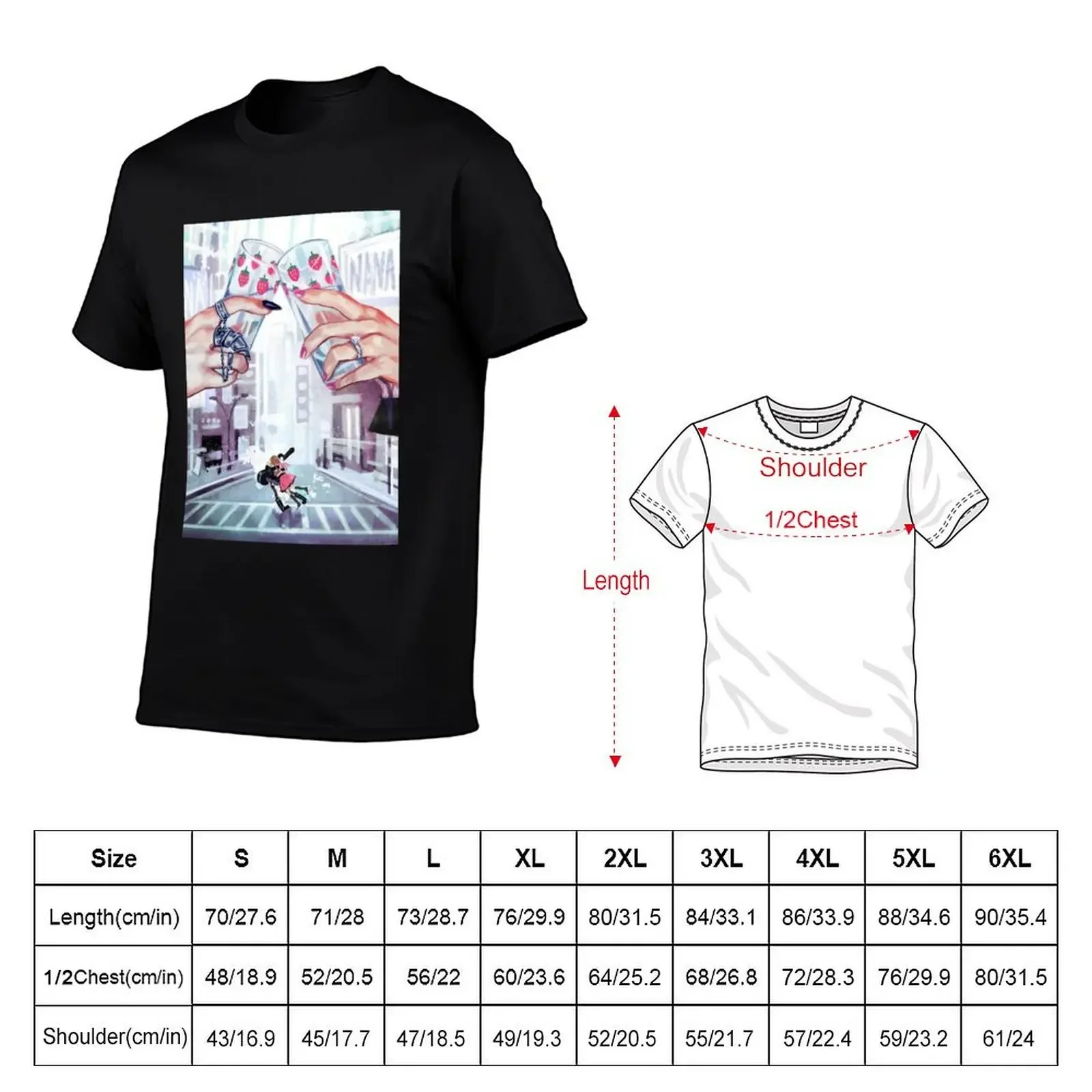 NANA anime T-Shirt graphic tee shirt sublime graphic t shirt vintage t shirt men