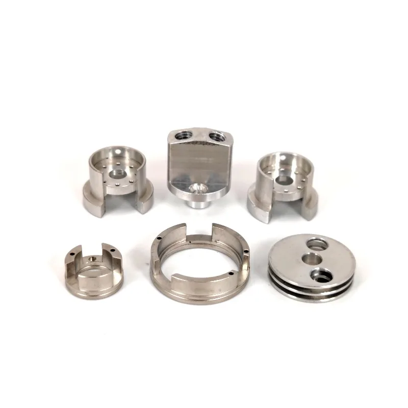 Piezas de acero inoxidable mecanizadas CNC de precisión para servicios de perforación de microbrochado para componentes mecánicos de metal de precisión