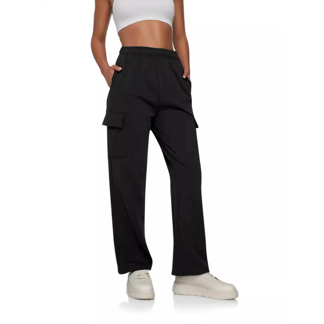 Loose Thickened Work Pants Sweatpants 2024 Spring Long Pants Other Material 100% Comfortable Casual Trousers for Women