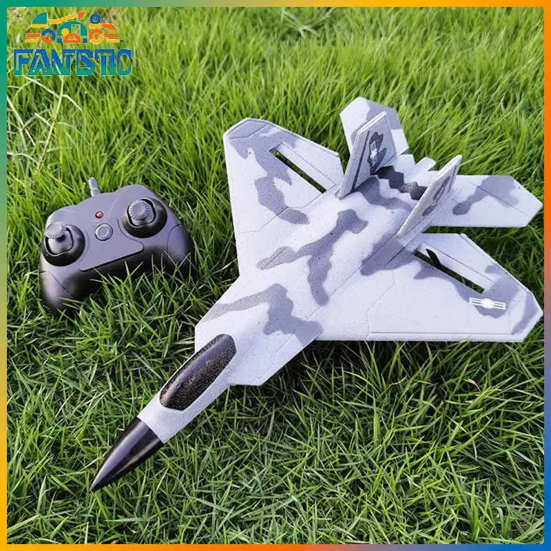 

F22 Bm22 Remote Control Fighter Glider Four Channel Large Size Foam Fixed Wing Airplane Outdoor Flying For Hobby Enthusiasts