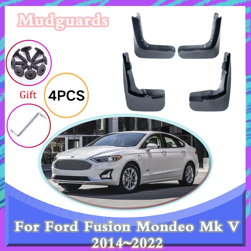 Car Mud Flaps For Ford Fusion Mondeo Mk V 5 2014~2022 2020 Mudflaps Splash Guards Muds Flap Mudguards Fender Auto Accessories