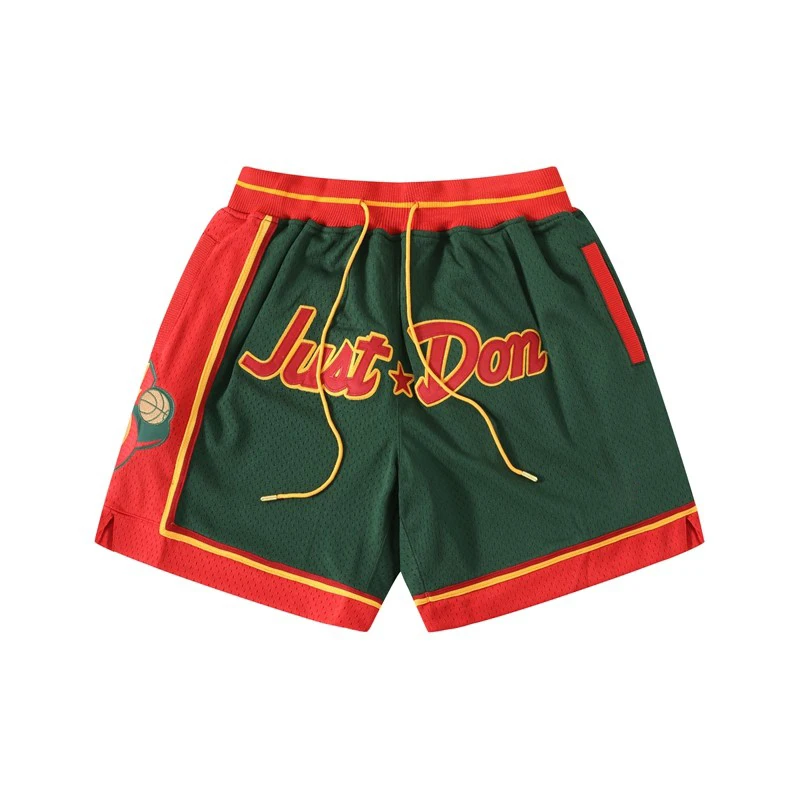 2024 Growling Little Eyes JustDon Casual JD Basketball Shorts Lakers Heat Magic Bulls James Series with Adult Kids Style