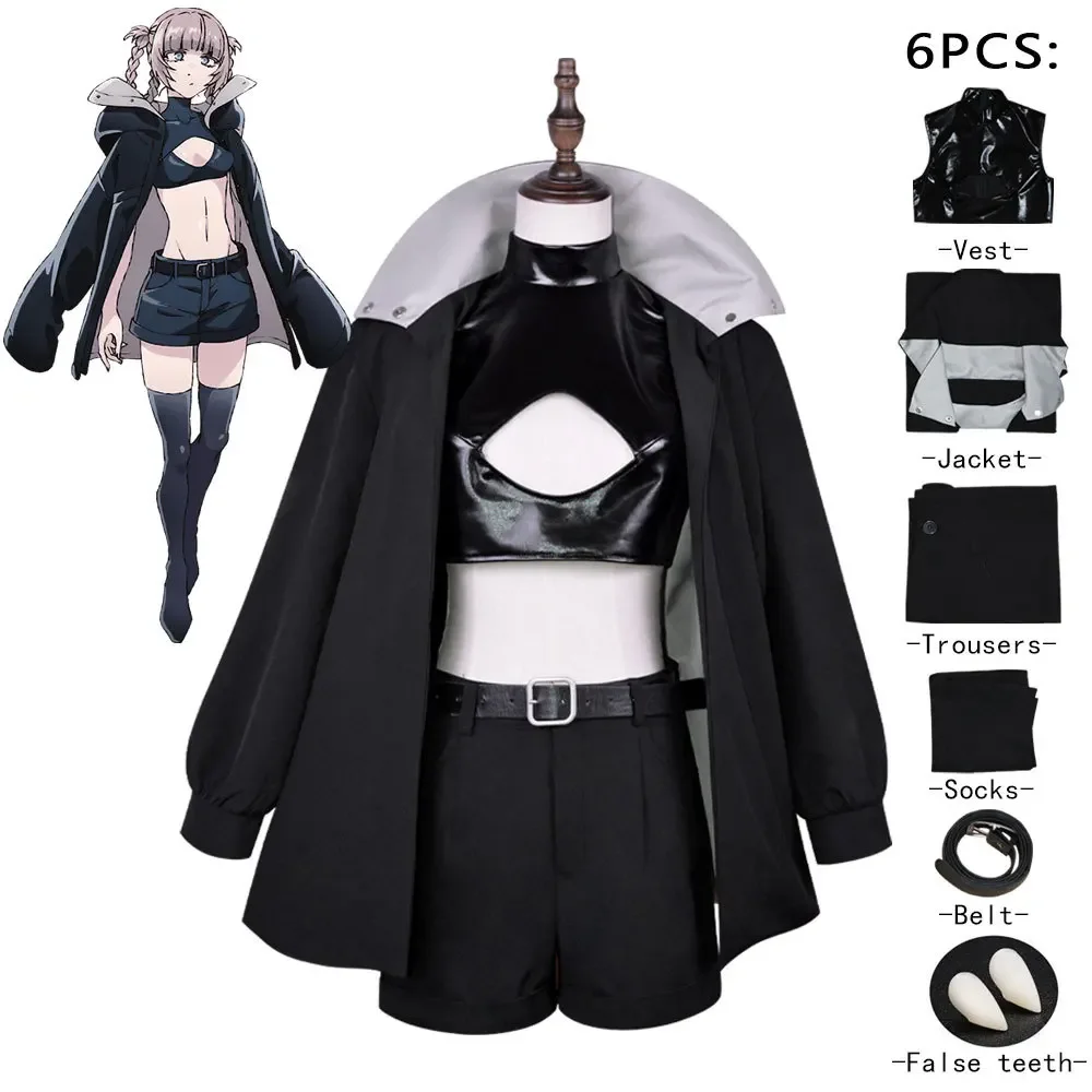 Anime Call of The Night Nanakusa Nazuna Wig Yamori Ko Asai Akira Coaplay Costume Maid Dress Men Women Uniform Suit Halloween