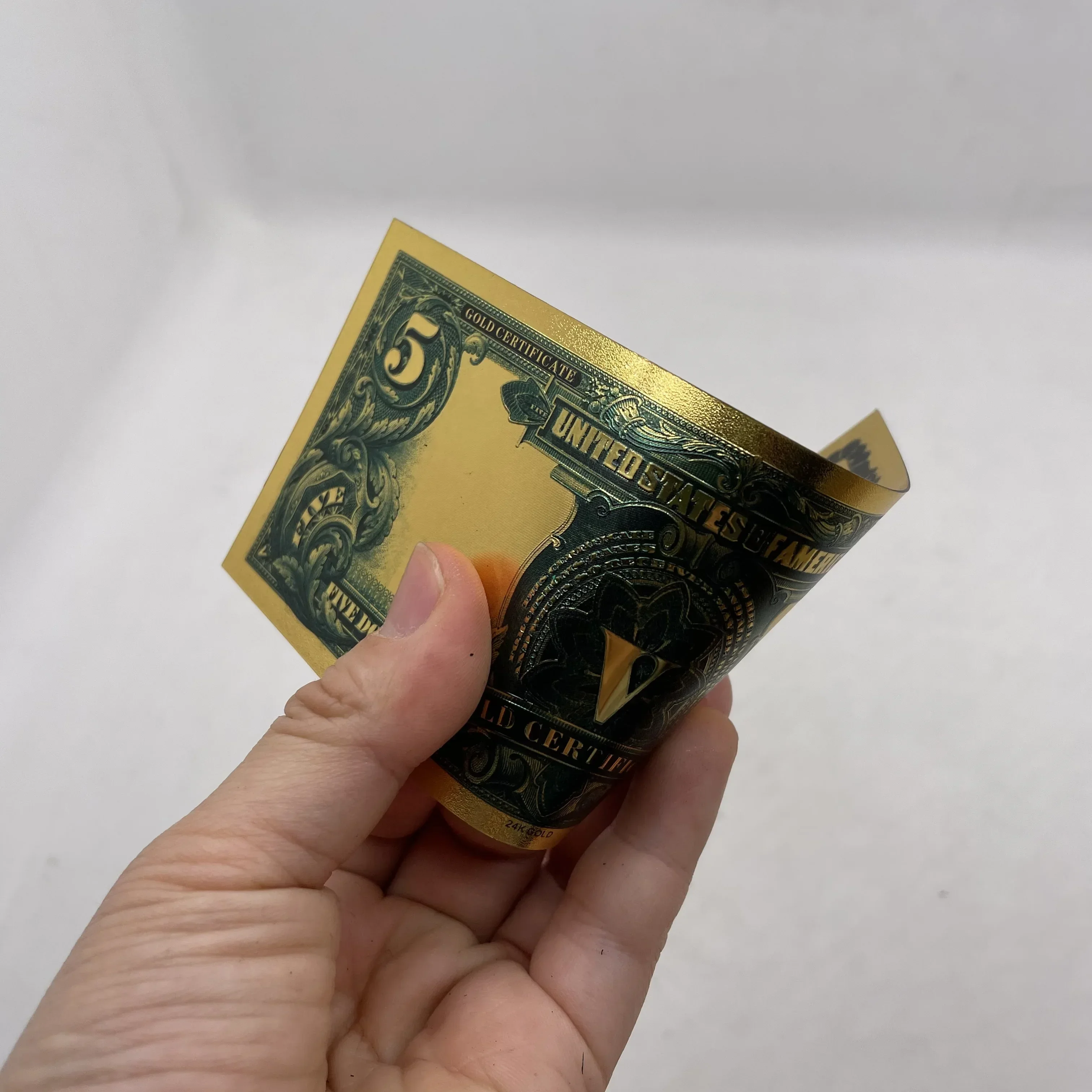 1 2 5 10 20 50 100 500 1000 5000 10000 Million Billion US Dollar Gold Bill Banknotes Decoration Antique Plated Gold USA Souvenir
