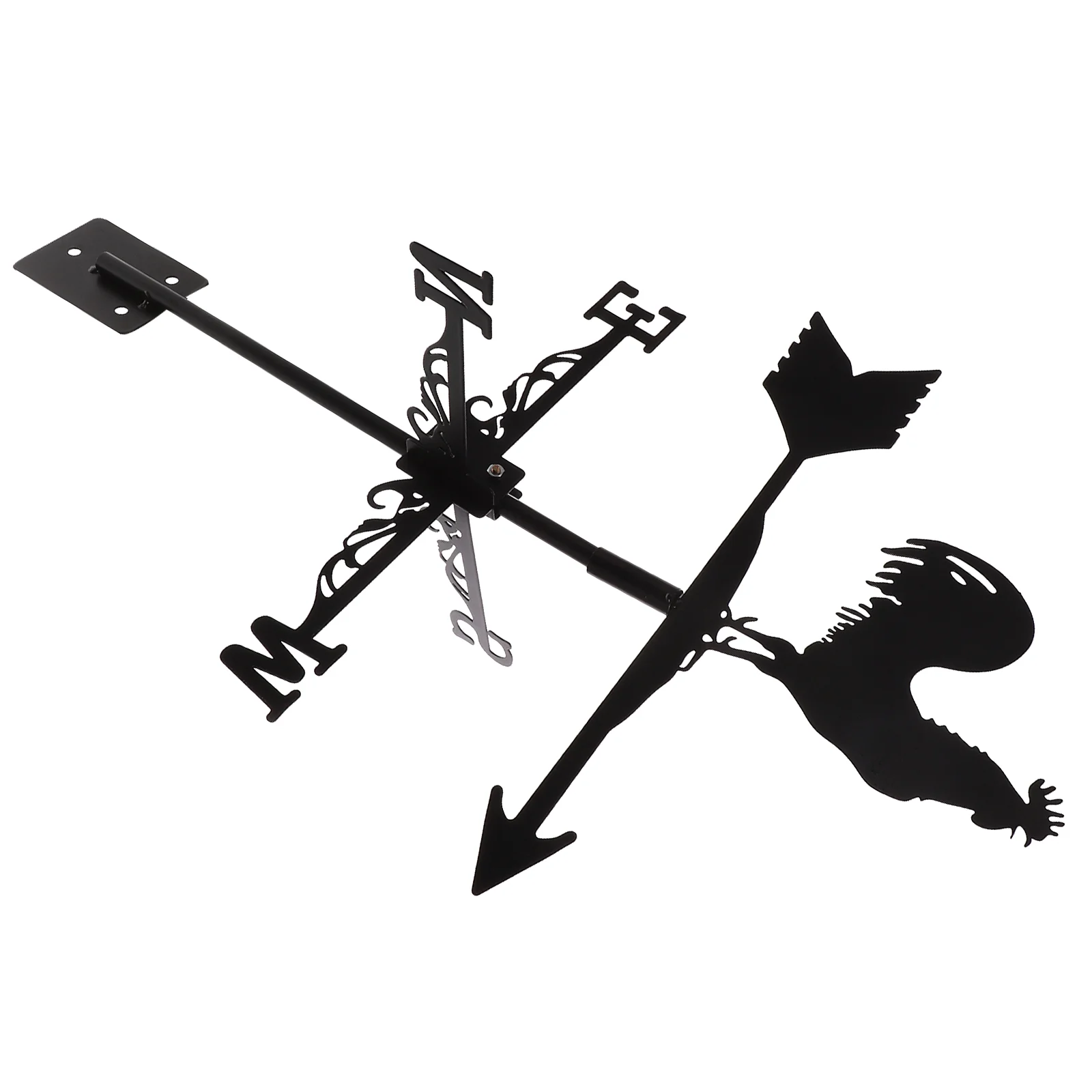 

Roof Weather Vane Lawn Weathervane Wind Indicator Direction Vanes for Yard Patio Iron Decorations Outdoor