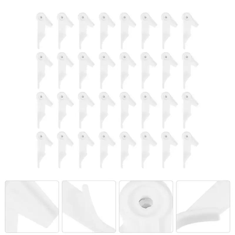 40 Sets Buckles Clips Ceiling Lampshade Clamps Suspended Ceiling Clips Accessories Holder Drop Lamp Fixed Clips