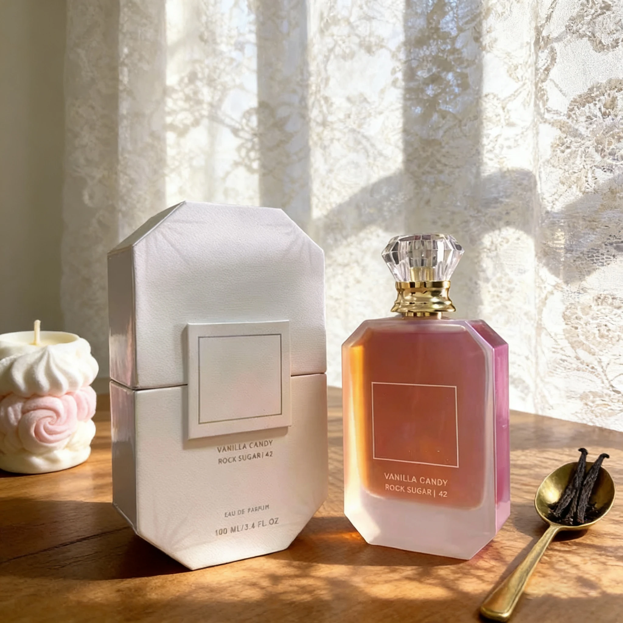 카얄리 42 바닐라 캔디 록 캔디 여성용 향수 스프레이 -3.4 oz./100 ml, 달콤한 바닐라 과일 우드 향수, 적합한 향수