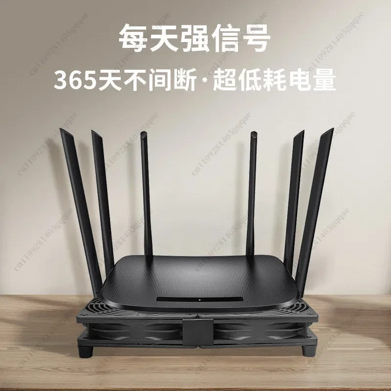 OYLP Home Router Cooling Fan, Bracket Silent 5V USB Fan Radiator, Switch Light Cat Set-top Box Base