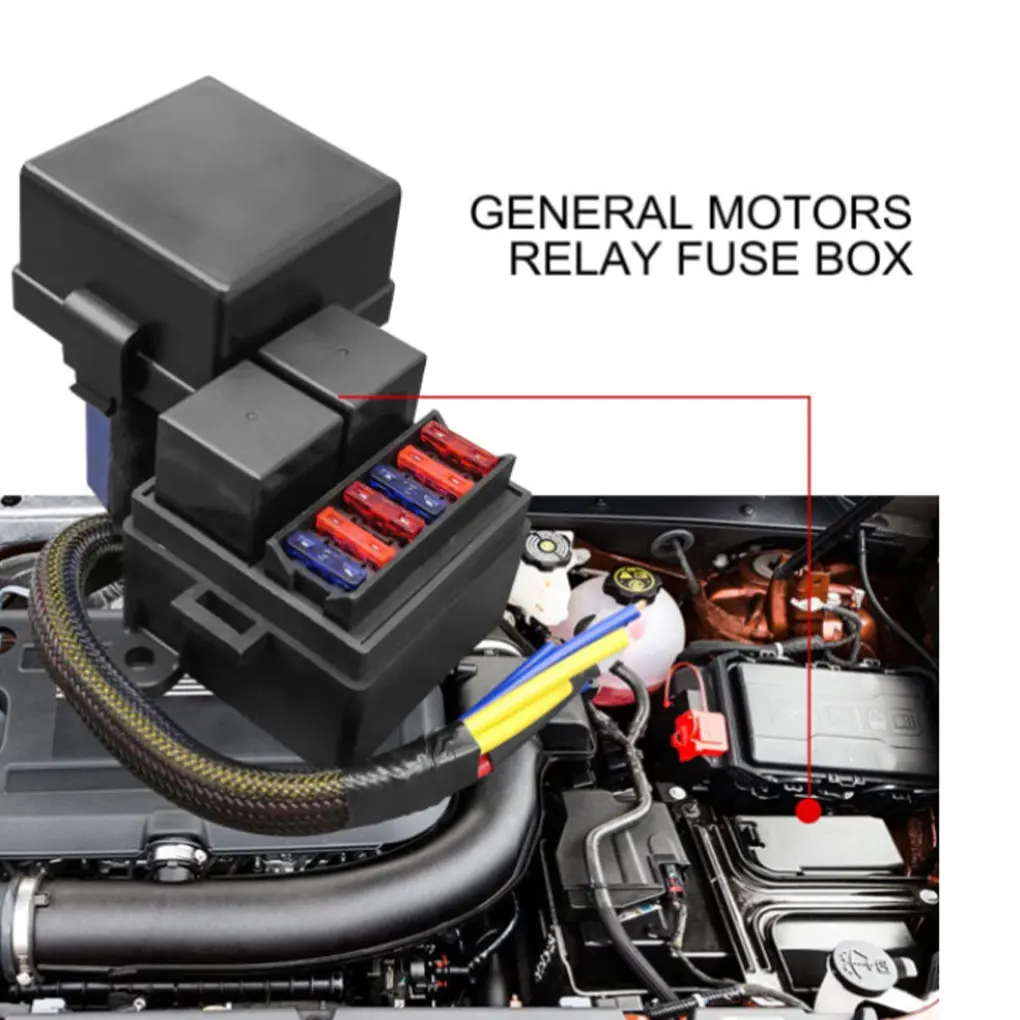 

Комплект предохранителей и реле предохранителей 12 в, коробка предохранителей и реле, коробка предохранителей 12 В