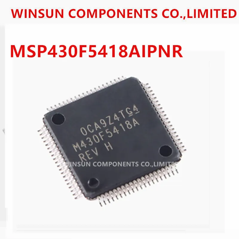 (5pcs) 100% New Imported  MSP430F5418AIPNR LQFP-80 16 bit mixed signal microcontroller MCU