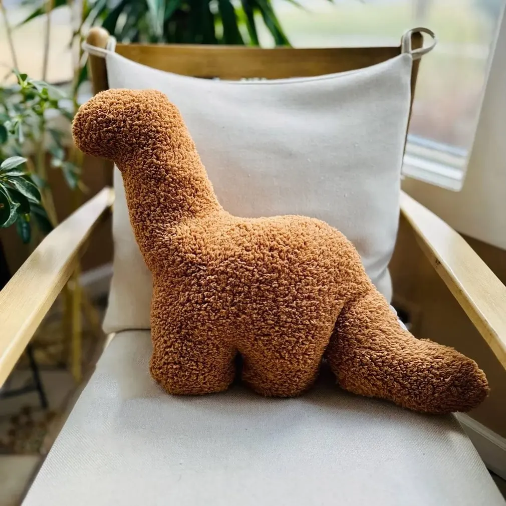 New Nugget Pillow Dino Chicken Nugget Plush Pillow Cartoon Dinosaur Plush Pillow Stuffed Animal Plush For Kids Baby Gift