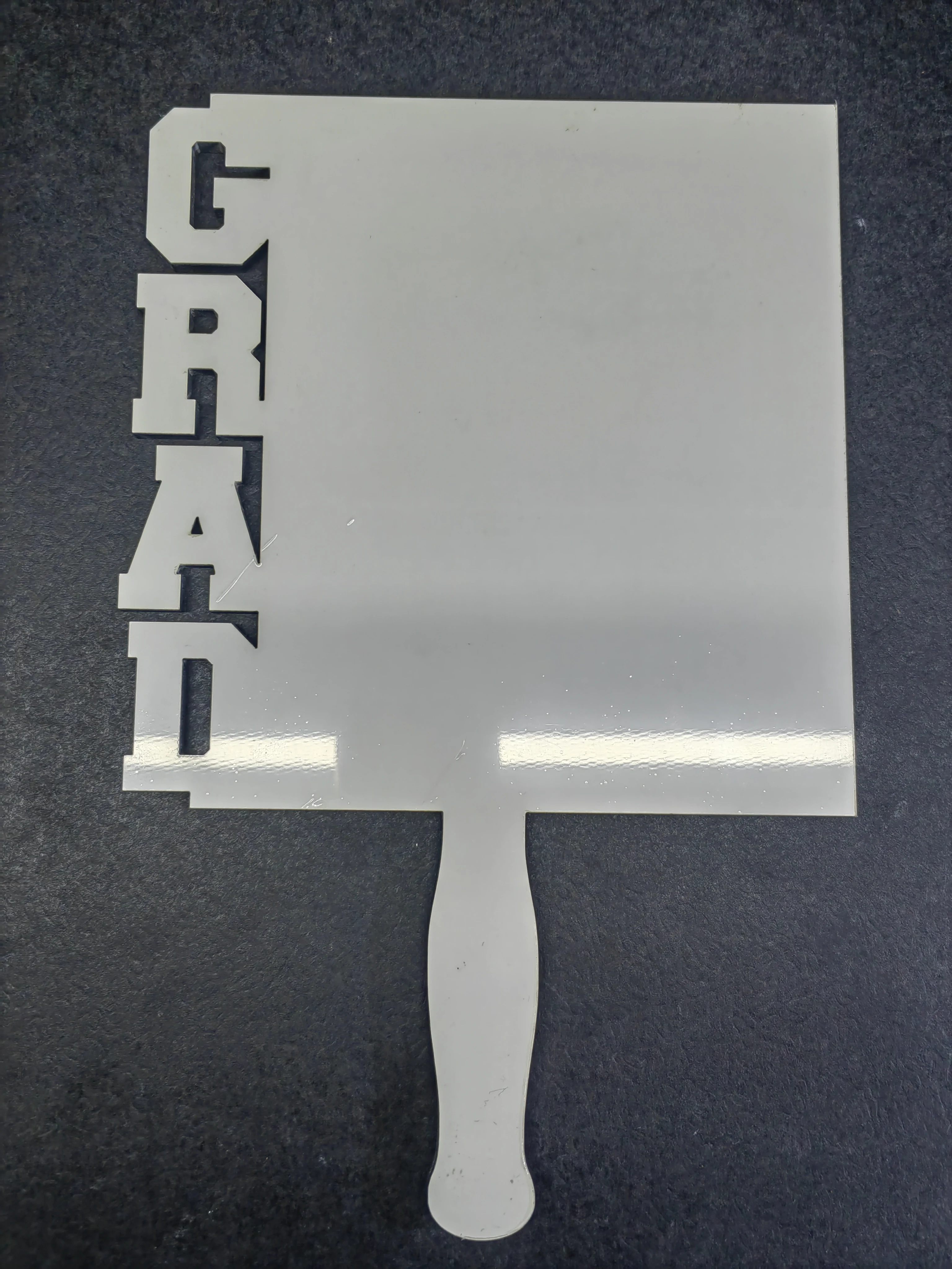 

10 Pcs/Lot 6.9 x 10.6 inch Sublimation Blanks Grad 2024 Fans For Graduation/School Student Use