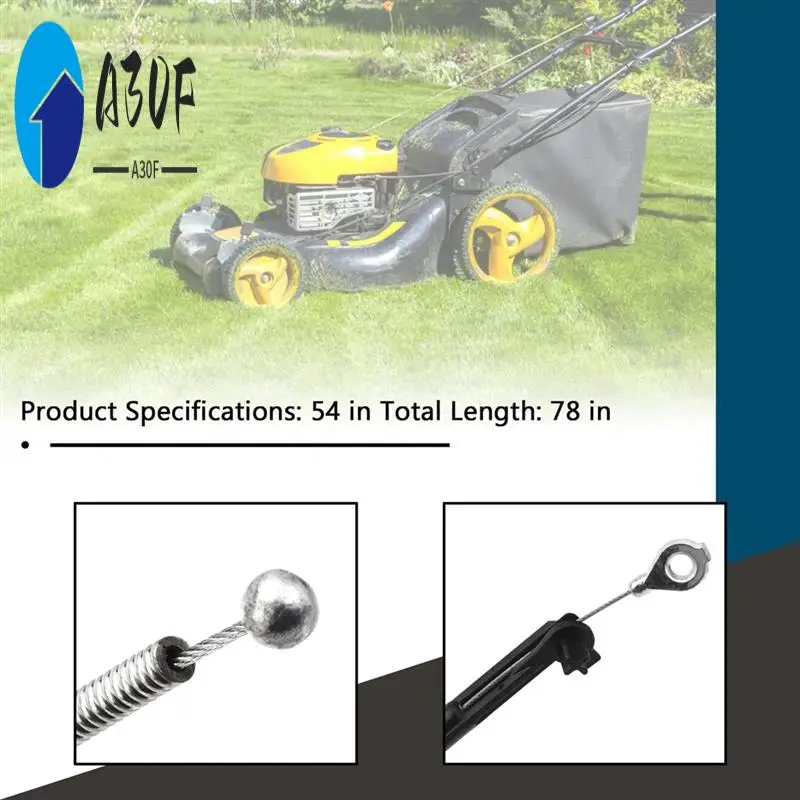 

A30F-133-8158 Brake Cable For Toro 30Inch Timemaster Lawn Mower, Fits Model 20199 20200 20975 20977, Replace 120-6243