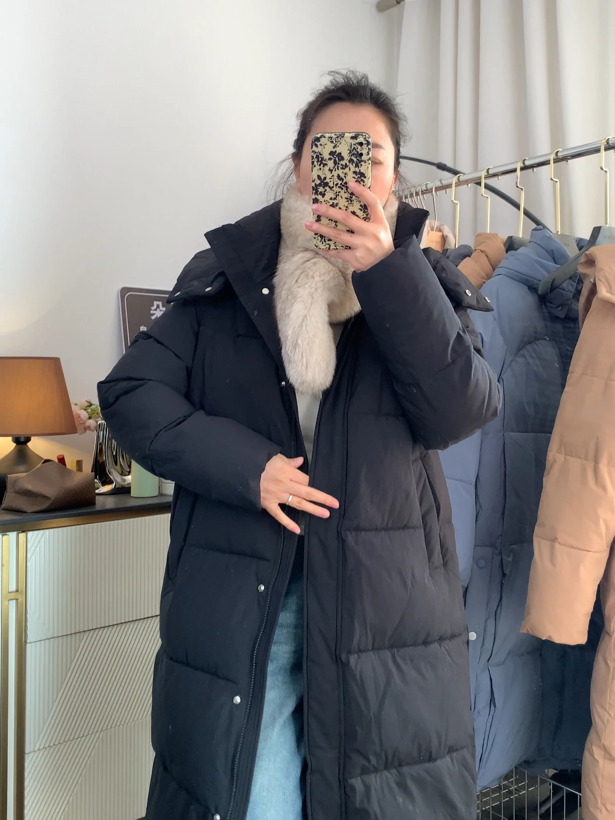 

High Quality Thickened Cotton Jacket Original 389 out of Stock Really a Great Deal Casual Style Women's Long Coat