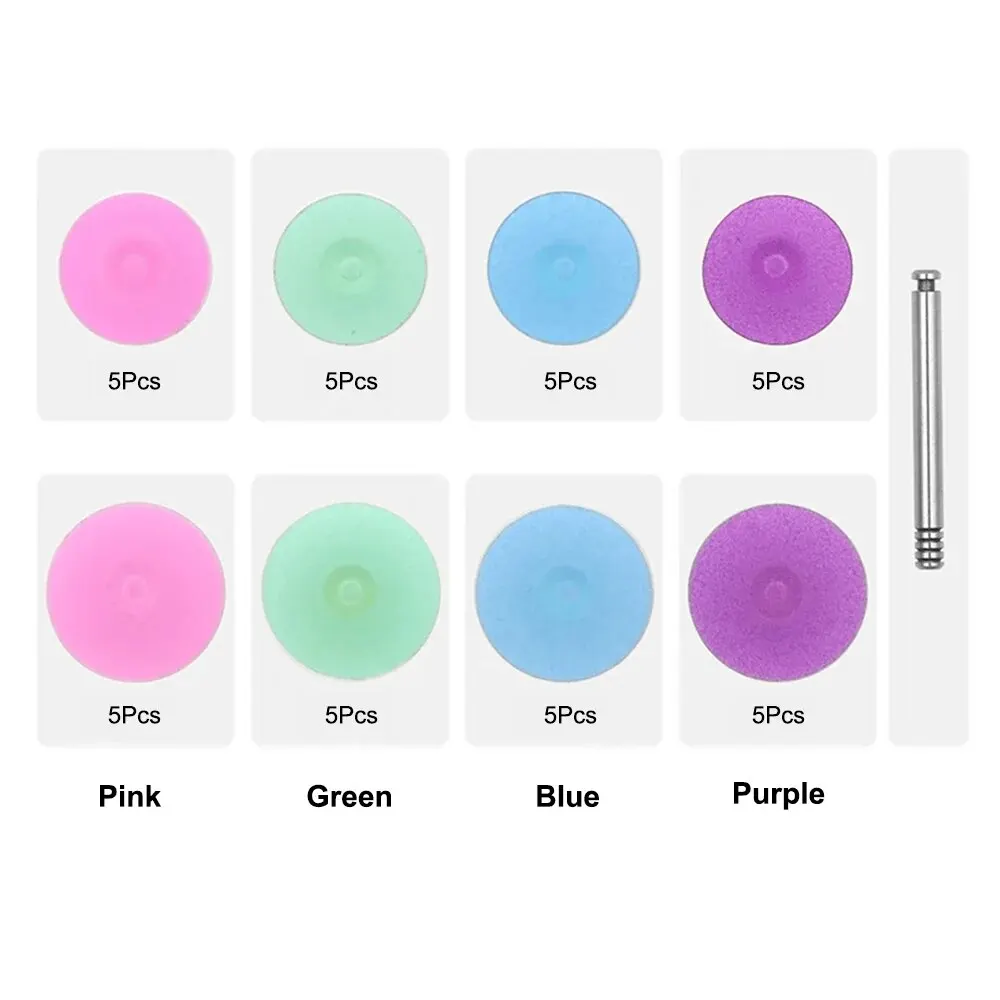 40 sztuk/pudło zestaw tarcz do polerowania zębów Denspay Rainbow Dental żywica do polerowania jamy ustnej zestaw tarcz do polerowania System