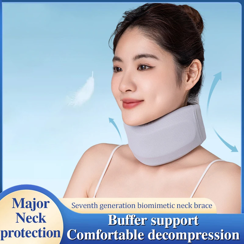 Neck Support Cervical Pillow Adjustable Soft Sponge Durable Foam For Relieve Cervical Pain Airplane Travel Nap Health