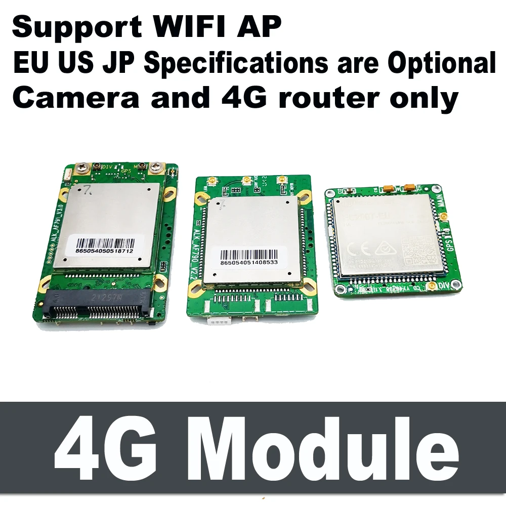 Módulo 2 LAN 3G 4G para cámara IP, placa PCB, enrutador Wifi AP Cctv desbloqueado ZTE AF790 ALK, tarjeta SIM, monitoreo, placa base de vigilancia